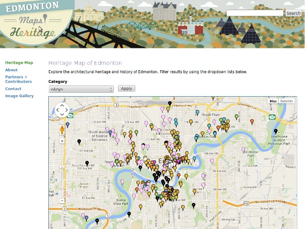 Edmonton Maps Heritage