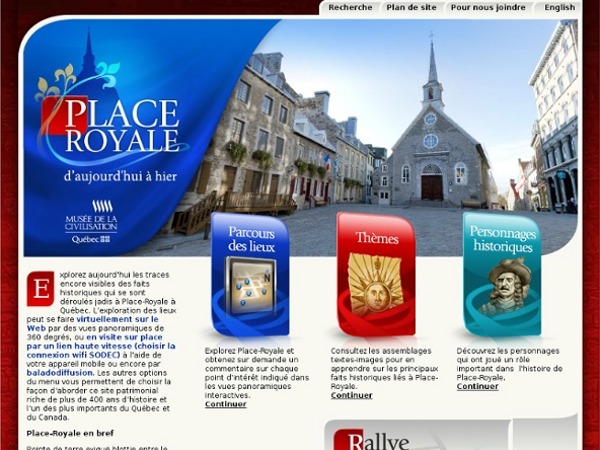 Place-Royale: From the present to the past